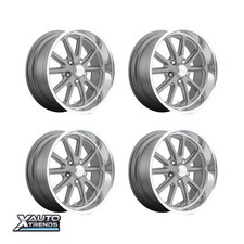 Us Mags U111 Rambler Matte Gun Metal Machined 17x7 5x114.3 01mm Set Of 4