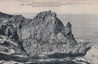 COTE D' EMERAUDE ~ SMARAGDKÜSTE ~ ST MALO ~ STUDY OF ROCK ~ GEBRAUCHT ~ VERSCHICKT