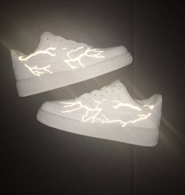 nike air force 1 reflective lightning