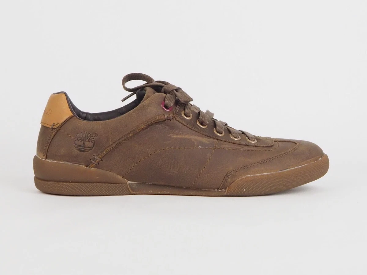 Mens Timberland Ek Split Cup Ox 9442B Brown Leather Lace Up Oxford