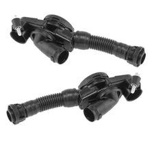 Pair of L&R PCV Engine Crankcase Vent Valves For Porsche Cayenne Macan Panamera