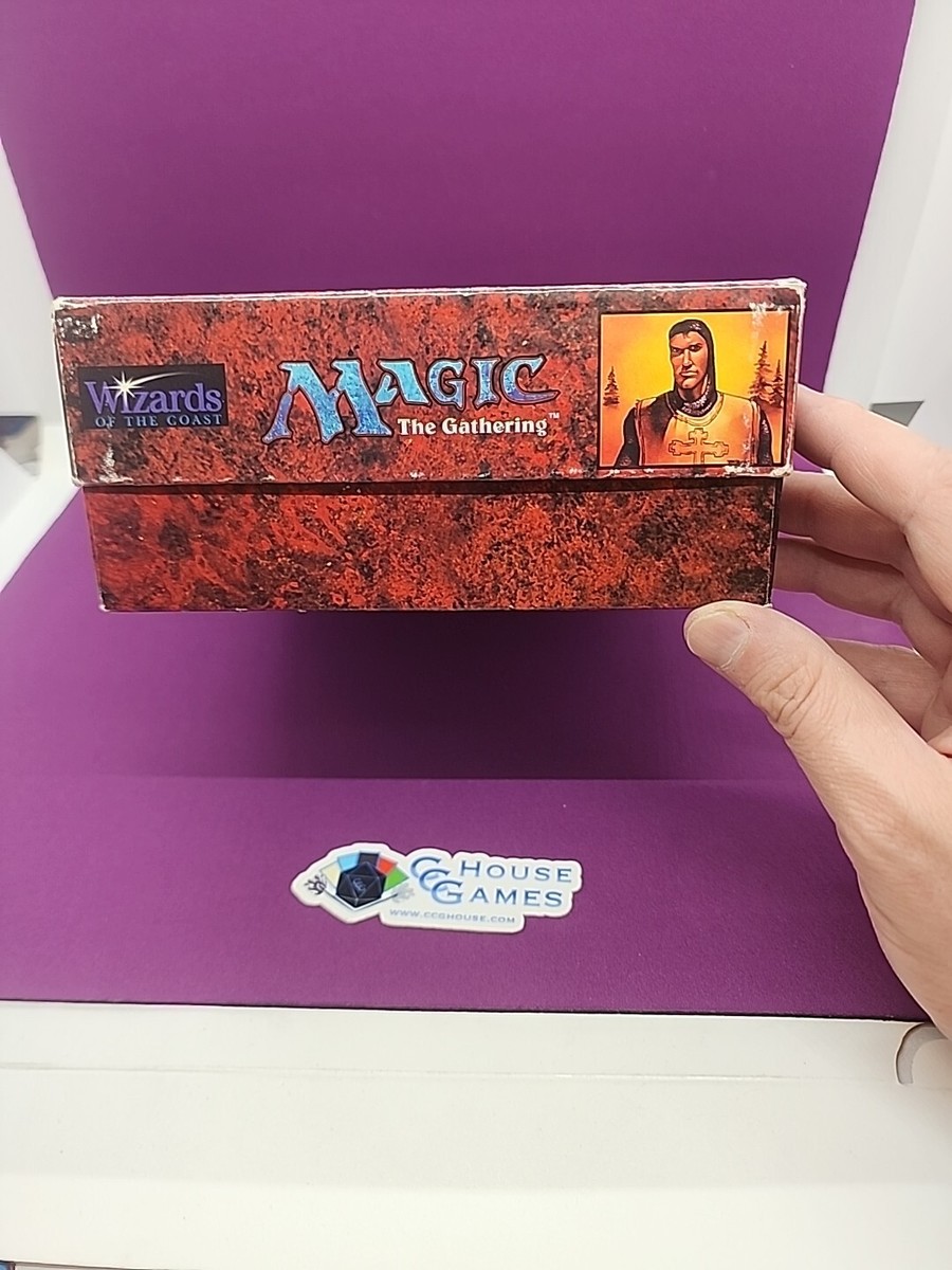 MTG 4th Edition Starter Set Open W/ Rulebook Dice Bag Beads Open