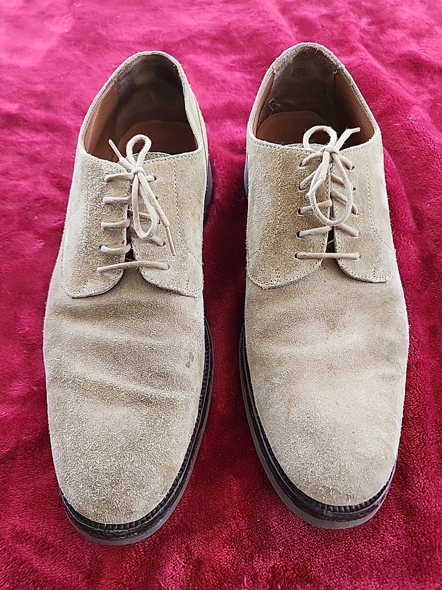 Saks Fifth Avenue Beige Leather Mens 11.5 | eBay