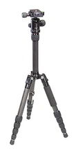 KingJoy PRO C-1229B Carbon Fiber Panoramic Ball Head Camera Travel Light Tripod