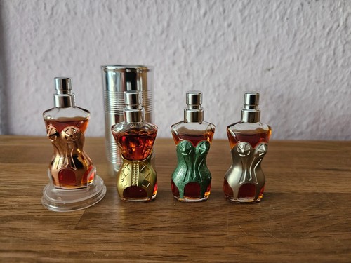 Jean Paul Gautier 4 Parfum minis Set verschiedene Vintage