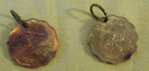 Lot of (20) Hong Kong Old Coins, for Keyrings, or Christmas and Craft Projects - Picture 3 of 10