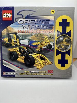 LEGO Technic Master Builders Create 'N' Race (3057) Book & Bricks - New Sealed