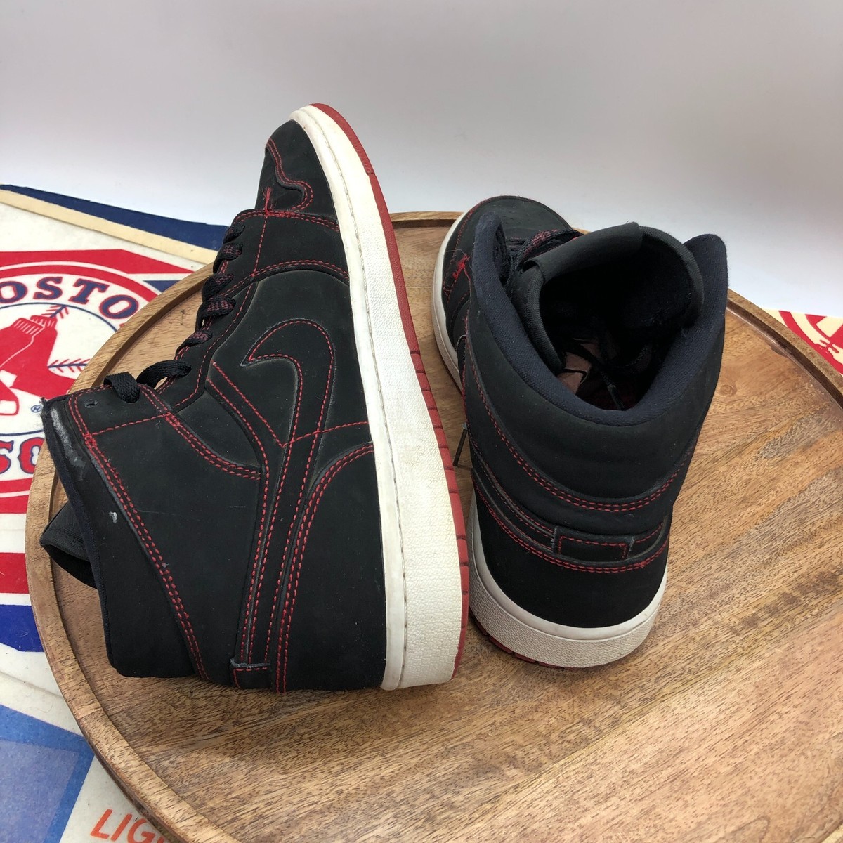 Nike Jordan Mid Air FearLess Come Fly With Me Black Red Men  display picture 2