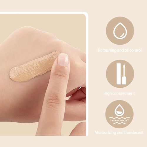 Dark Circles Cover Matte Concealer Contour Makeup Matte Foundation Brighten / - Picture 9 of 20