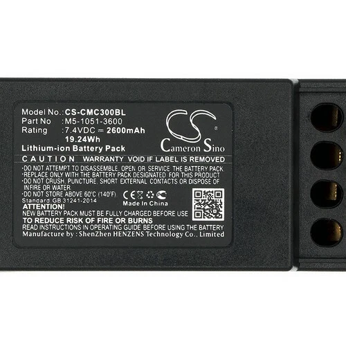 Battery For CAVOTEC M5-1051-3600 CAVOTEC M9-1051-3600 EX 2600mAh - Picture 3 of 3
