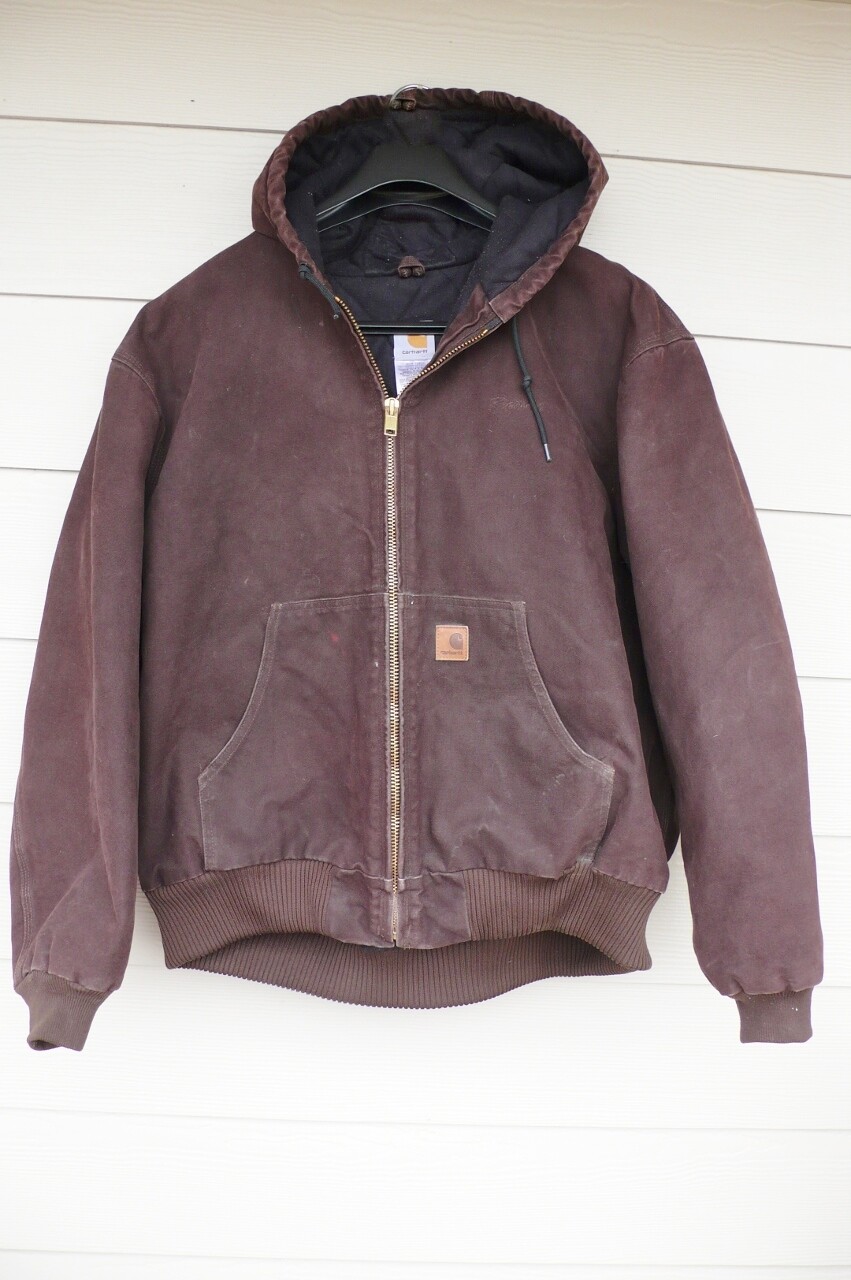 Carhartt Jacket With Hood Mens Size 2XL 