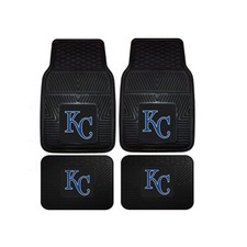 New Mlb Kansas City Royals Car Truck Front Back Rubber All Weather Floor Mats