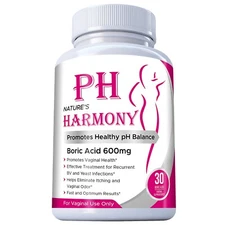 HARMONY 600MG  VAGINAL SUPPOSITORIES YEAST INFECTION BV MADE IN USA (30 CT)