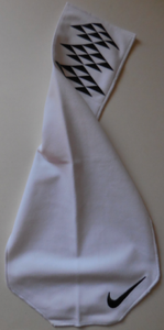 black nike football towel