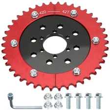 420 Split Sprocket 42 Tooth For CT200U BT200X CT200U-EX Predator 212cc Mini Bike