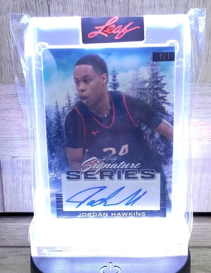 Jordan Hawkins 他 leaf NBA auto 自筆 /7シリ