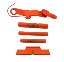 GHOST HiViz Orange Slide Stop Release and Extended Control Kit For GLOCK Gen 1-4