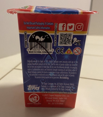 Wacky 3D Packages Minis Series 3 5200W3 - Picture 5 of 14