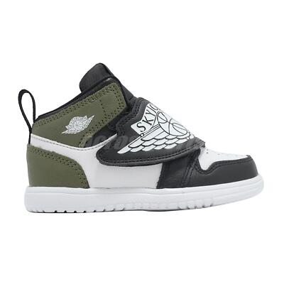 NIKE  SKY JORDAN 1 (TD) 新品　16cm Nike SKY Jordan 1 TD Black White Medium Olive Toddler Infant