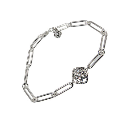 Pandora Rose Petals Link Bracelet Size 7.1