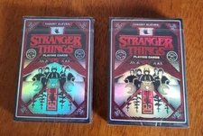 Lot of 2 Theory11 Stranger Things Netflix Premium Playing Cards -Poker Size Deck