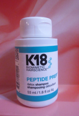 K18 Peptide Prep Detox Shampoo 1.8oz/53mL Travel Sz NEW