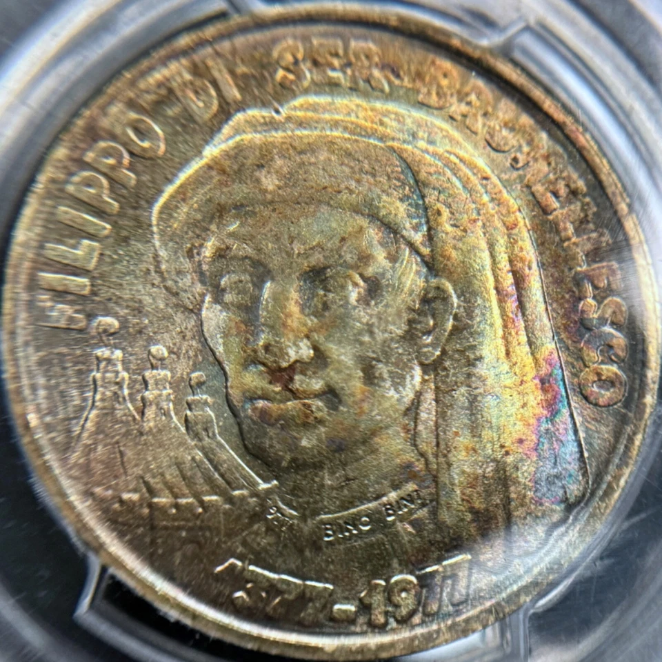 SAN MARINO. 1977, 1000 Lire, Silver - PCGS MS66 - Top Pop 🥇 Brunelleschi 🌈 - Image 4 of 4