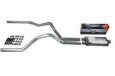 Chevy Gmc 1500 Truck 19-25 2.5 Dual Truck Exhaust Kit Flow Ii Stainless Muffler Chevy Gmc 1500 Truck 19-25 2.5 Dual Truck Exhaust Kit Flow Ii Stainless Muffler