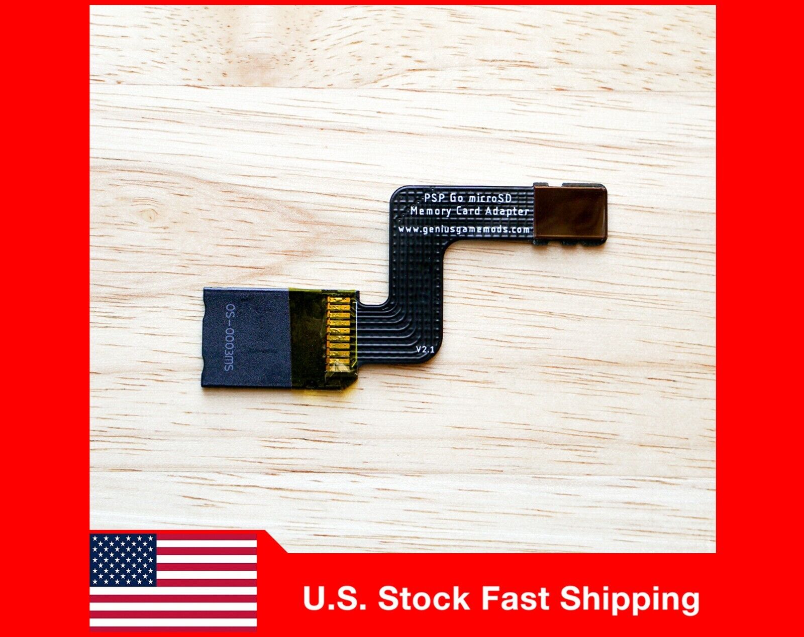 Micro SD Memory Card Adapter for the PSP Go