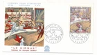 D402618 France FDC Le Cirque Tableau de Georges Seurat Horses