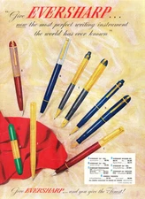 1947 Eversharp: Now the Most Perfect Writing Instrument Vintage Print Ad