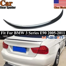For BMW 3 Series E90 2005-2011 M3 Style Rear Trunk Spoiler Wing Lip Gloss Black