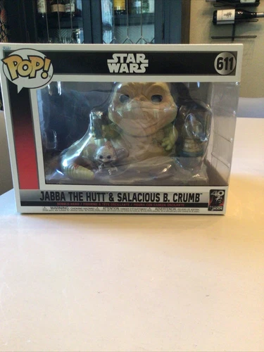 Funko Pop! Star Wars Jabba The Hutt & Salacious B. Crumb 611