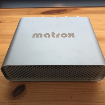 Matrox MXO Video & Audio Monitoring Interface MX0 MXO* Broadcast device Mac OSX