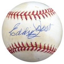 Eddie Joost Autographed Signed AL Baseball Reds, Boston Braves Beckett S78425