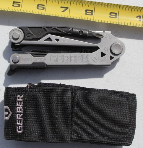 Gerber Center Drive Multi-tool Black And Silver With Sheath From TSA