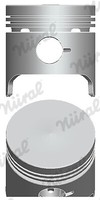 NÜRal Kolben Passend FüR Fiat 126 650 FSO 126P 87-785508-00