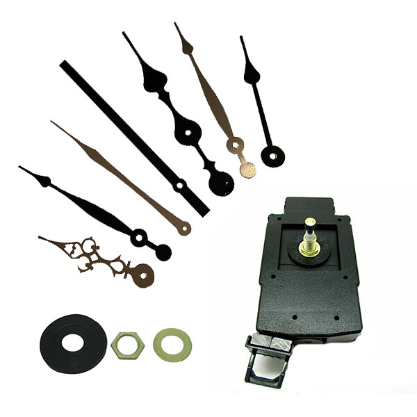 Quartz High Torque Clock Movement Mechanism With Pendulum Drive With Long Hands