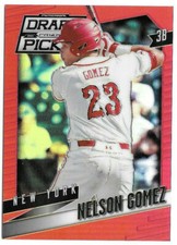2014 Nelson Gomez Panini Prizm Draft Picks Rookie Prizm Refractor Red 071/100