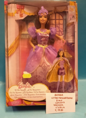 Doll Barbie Tre Moschettiere Barbie Le Tre Moschettiere In Con DVD