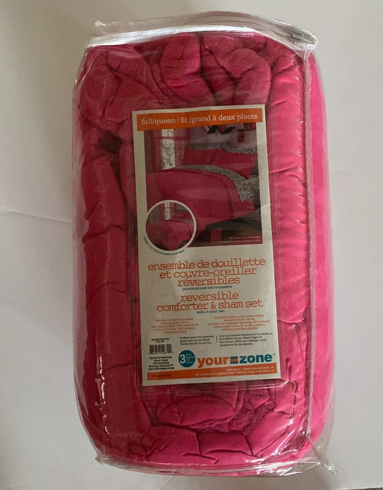 Your Zone Reversible Comforter and Sham Set, Full/Queen - Image 2 of 2