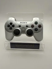 Sony Playstation 3 PS3 DualShock3 Controller Silver Genuine OEM - Tested