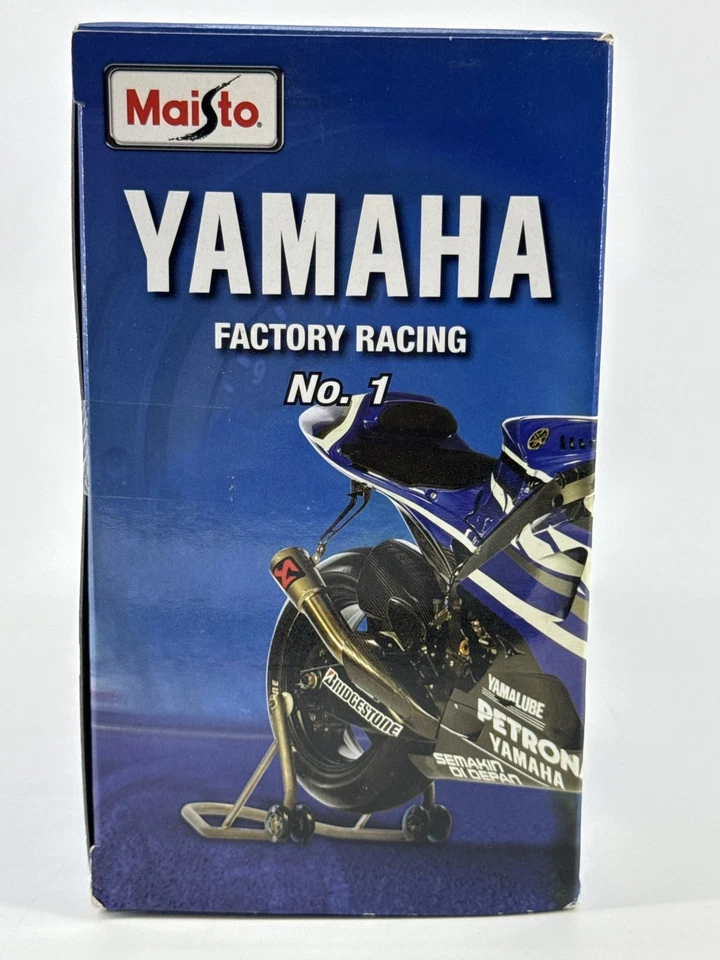 Maisto 1:10 Yamaha Factory Racing No. 1 Diecast Motorcycle – Petronas Yamalube - Image 4 of 4
