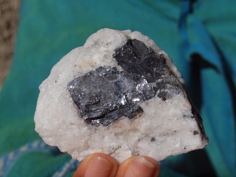 High Grade Silver Ore in Quartz Matrix from the Red Dog Mine in Alaska