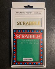 Scrabble Magnetic Pocket Edition - 1988 Spear’s Games -  COMPLETE / NEAR PERFECT