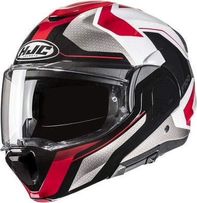 Motorradhelm Modular Reversible HJC F100 Bios MC1 GRÖSSE S