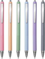 - Retractable Bible Journaling Pens, 6 Pack, Colored Ink Smooth Writing Pen, N