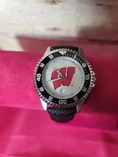 Wisconsin Badgers Watch Competitor Suntime Linkwalkers Mens Watch Works