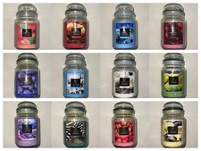 Wick  Wax Jar Candle Candles 18oz 12 Scents Imported From India Yankee Style 