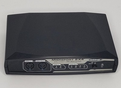M-Audio Midisport 2x4 USB MIDI Interface 2 In 4 Out w/ USB Cable Tested
